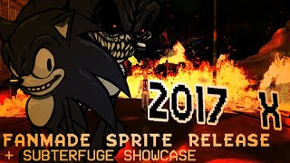 2017 X FANMADE SPRITE RELEASE  SUBTERFUGE SHOWCASE  SONIC LEGACY  FRIDAY NIGHT FUNKIN [upl. by Bilac]