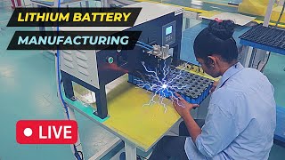 Lithium Battery Manufacturing Process  Lithium Battery Making  LithiumIon Battery Manufacturing [upl. by Relyks]