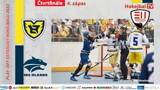 Highlights Playoff Extraligy Hokejbalu  HBC HostivaĹ™ vs HBC Kladno  304 2022 [upl. by Biddick985]