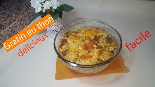 Gratin pomme de terre et thon facile amp délicieux  أسهل كرتان بالبطاطس و التونة رائع و إقتصادي [upl. by Herates]