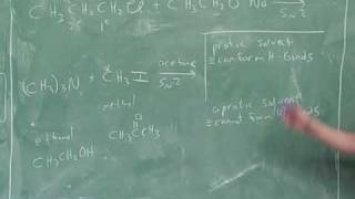 Some SN2 SN1 E2 and E1 topics 1 [upl. by Arrehs]