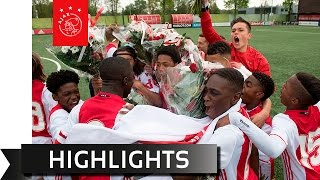 Highlights kampioenswedstrijd Ajax O14  PSV O14 [upl. by Auhsej]