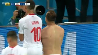 Xherdan Shaqiri  Last minute winner vs Serbia 🇨🇭v🇷🇸 Russia World Cup 2018 [upl. by Helbona432]