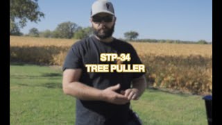 Skid Steer Tree Puller Product Overview  Stinger Attachments STP  34 [upl. by Boggs900]