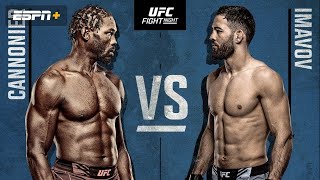 UFC LOUISVILLE CANNONIER vs IMAVOV  Análisis y predicciones [upl. by Acnalb]