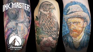 Season 9’s Best Tattoos Part 1 🔥 Ink Master [upl. by Ardnauq]