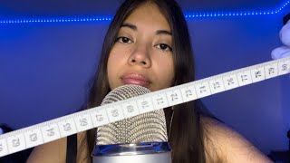 asmr inaudible inspecting and measuring your face 📐 [upl. by Arny821]