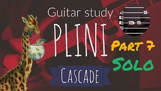 Guitar Study Plini  Cascade SOLO Part 7 [upl. by Thorndike]