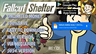 FALLOUT SHELTER MOD APK UNLIMITED MONEY 2024 [upl. by Ispep516]