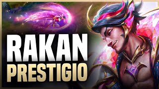 RAKAN con los NUEVOS OBJETOS es una LOCURA RAKAN DRAGONMANCER PRESTIGIO [upl. by Adnoel896]