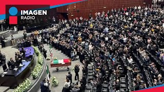 Rinden homenaje de cuerpo presente a Ifigenia Martínez en San Lázaro [upl. by Oelak]