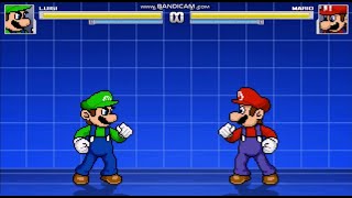 My Green Mario And Red Luigi in MUGEN New Update  Download Link [upl. by Iem]