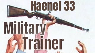 Haenel 33 Senior Hugo Schmeisser genius German k98 military training air rifle 49 310 vintage airgun [upl. by Gonzalez]