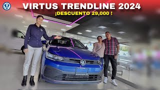 VIRTUS Trendline Automatico 2024  Entrega Azul rising [upl. by Initsed]