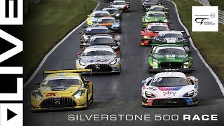 LIVE  Race  Silverstone 500  Intelligent Money British GT Championship [upl. by Occir331]