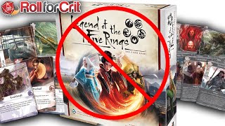 Legend of the Five Rings LCG Ending  What Does This Mean for Fantasy Flight [upl. by Ruosnam]