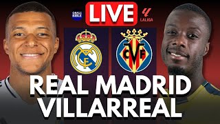 🔴REAL MADRID vs VILLARREAL LIVE  LALIGA  Full Match LIVE Today [upl. by Ahsitauq]