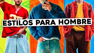 5 ESTILOS de vestir PARA HOMBRES [upl. by Tankoos212]