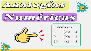 ANALOGÍAS🟢 numéricas [upl. by Ardnic]