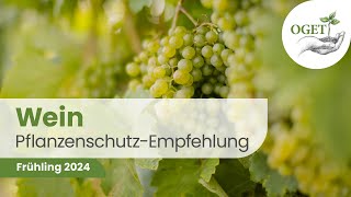 Pflanzenschutz Beratung  Wein 2024 [upl. by Nomzed]