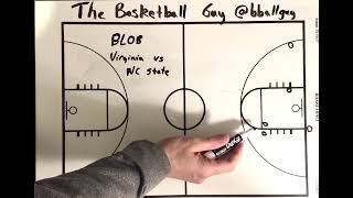 BLOB in NC State vs Virginia ACC Basketball Game [upl. by Marigolde]