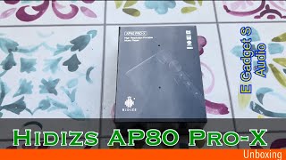 Hidizs AP80 PROX HiRes Music Player Unboxing [upl. by Jochebed433]