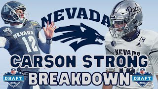 QB Carson Strong Player Breakdown 2022 NFL Draft  Dude is a DEEP BALL HUNTER [upl. by Bradwell]