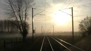 Voyage en cabine à bord du TER Lille  Tournai [upl. by Annaxor216]