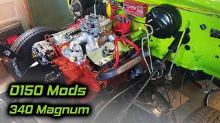 Dodge D150 340 Magnum amp Suspension Updates Ep 2 [upl. by Skillern]