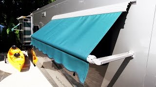 How To Install an RV Window Awning AampE  Dometic [upl. by Euqina417]