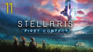 Lets Play Stellaris First Contact  11  Refusing Debt [upl. by Anauqed]