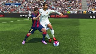 Антон Чейз Обзор PES 2015  2  ПЕРВЫЙ МАТЧ ФИЗИКА АНИМАЦИЯ  Real  Barcelona FIRST REVIEW pes 15 [upl. by Eceirahs]