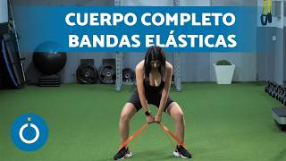 RUTINA con BANDAS ELÁSTICAS para CUERPO COMPLETO 40 Minutos 😜 Entrenamiento con Bandas Elásticas [upl. by Niasuh165]