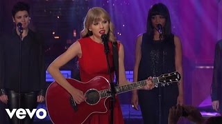 Taylor Swift  Begin Again Live from New York City [upl. by Attecnoc]