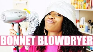 Conair Pro Soft Bonnet Attachment for Blow Dryer Review  Demo [upl. by Aihsemek]