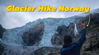 Buarbreen Glacier Vlog in Hindi Explore Norways Hidden Gem [upl. by Nedle]