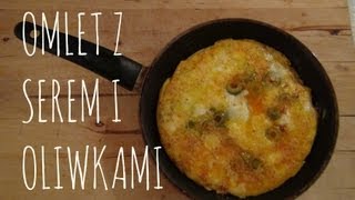 SZYBKI OMLET Z SEREM I OLIWKAMI [upl. by Vacla945]