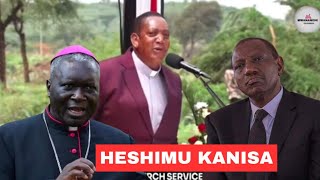 HESHIMU KANISA SHOCKED RUTO AS FEARLESS MAASAI BISHOP CONFRONTS HIM FACE TO FACE ON TITHE REJECTION [upl. by Ylrebmit]