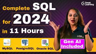 SQL Full Course with Gen AI for 2024  SQL Tutorial for Beginners [upl. by Nennek]