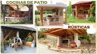 Cocinas de patio rústicas ✰⋆🌟✪✨ [upl. by Yllak867]