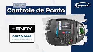 Como CADASTRAR BIOMETRIA no Relógio de Ponto Henry Prisma SF ADV R2  Digimatec [upl. by Maibach]