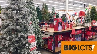 BIG LOTS CHRISTMAS CLEARANCE DECORATIONS HOME DECOR SHOP WITH ME SHOPPING STORE WALK THROUGH 4K [upl. by Dorcia]