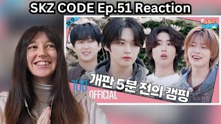 Stray Kids SKZ Code Ep51 Know Know Camping 1 REACTION [upl. by Sallyanne]