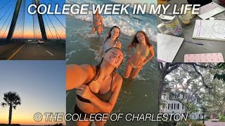 COLLEGE WEEK IN MY LIFE   College of Charleston [upl. by Leunammi]