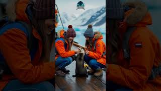 Heroic Rescue Woman Saves Otter 🦦 OttersFishingDiscoveries oceanmysteries OceanBehemoths scary [upl. by Tali]