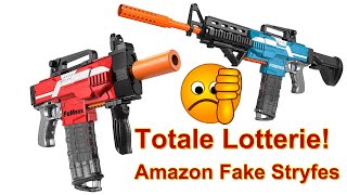 Neue Fake Nerf Stryfes von Amazon zu Weihnachten  totales Glücksspiel  Review und Schusstest [upl. by Alenoel838]