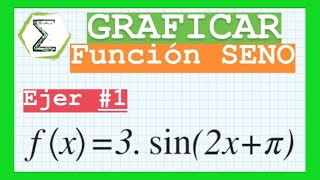 COMO GRAFICAR una función SENO  CURSO de TRIGONOMETRIA Clase 16 [upl. by Inalej]