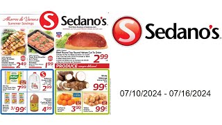 Sedanos Weekly Ad US  07102024  07162024 [upl. by Eniale]