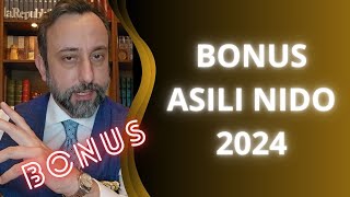 BONUS ASILO NIDO 2024 [upl. by Mace229]