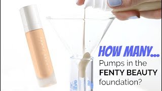 THE MAKEUP BREAKUP  How Many Pumps in Fenty Beauty Pro Filtr Foundation  Destroying Makeup [upl. by Graeme]